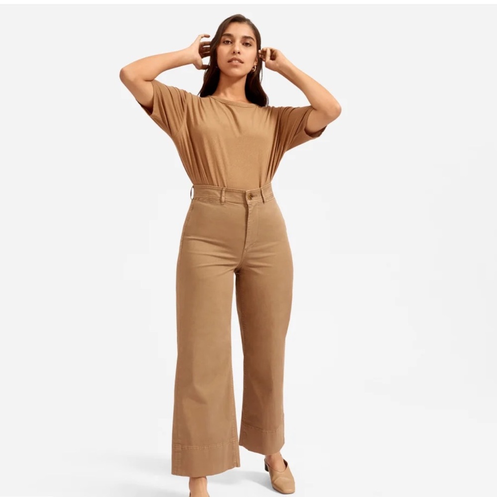 Everlane Wide Leg Crop Pant